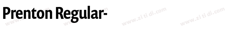 Prenton Regular字体转换 Prenton Regular字体转换